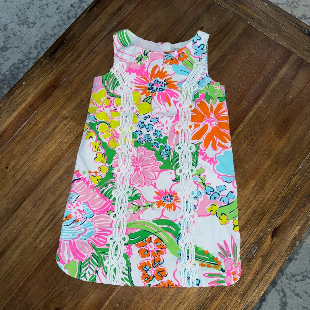 Lilly Pulitzer for Target Floral Kids Dress - Pink, Green, Orange